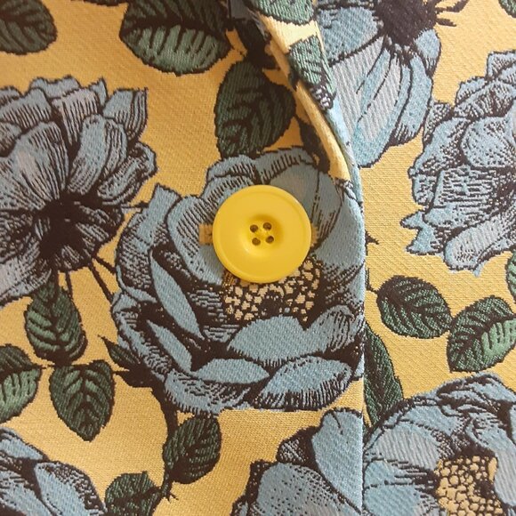 ALICE + OLIVA MACEY NOTCH COLLAR FITTED FLORAL BLAZER SIZE 6 - Picture 2 of 16